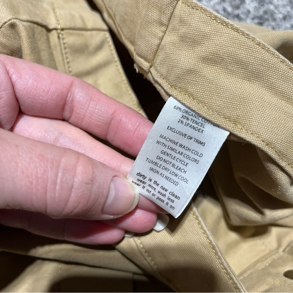 Toad & Co Womens Cargo Skirt Size 0 Khaki Button Up Mini Casual - Picture 5 of 7